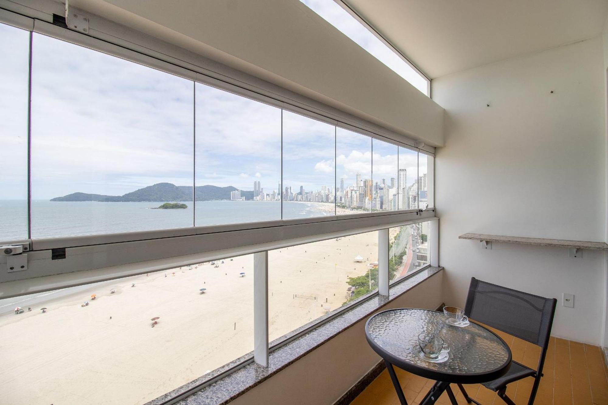 Pkn132 - Amplo, Frente Mar, Sacada, 3 Dorm Apartamento Balneario Camboriu